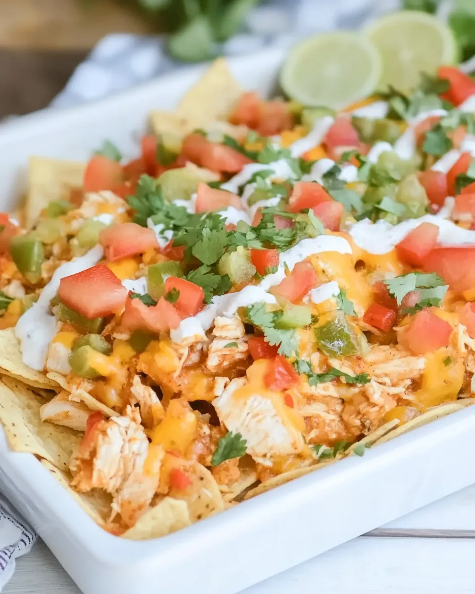 Homemade Chicken Fajita Nachos photo