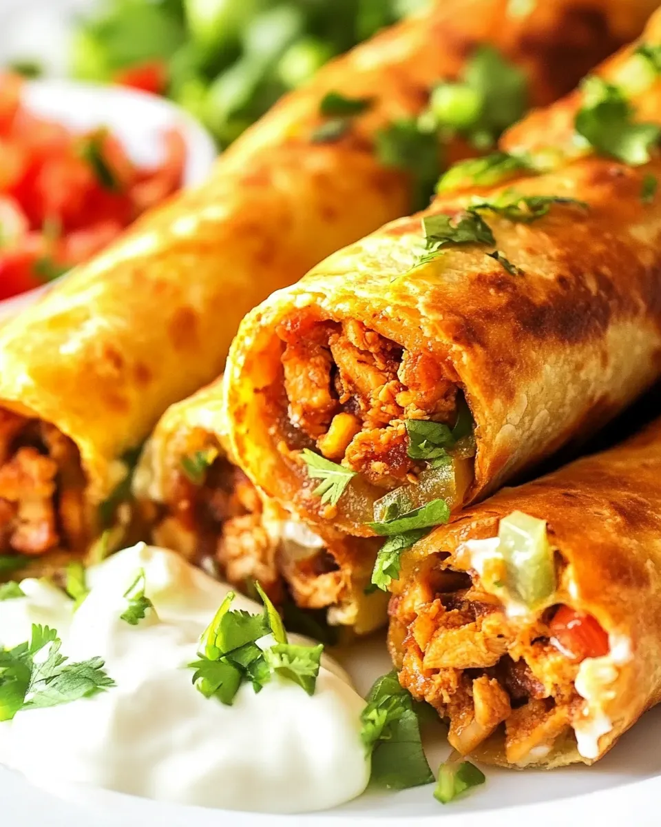 Delicious Chicken Flautas Recipe dish photo
