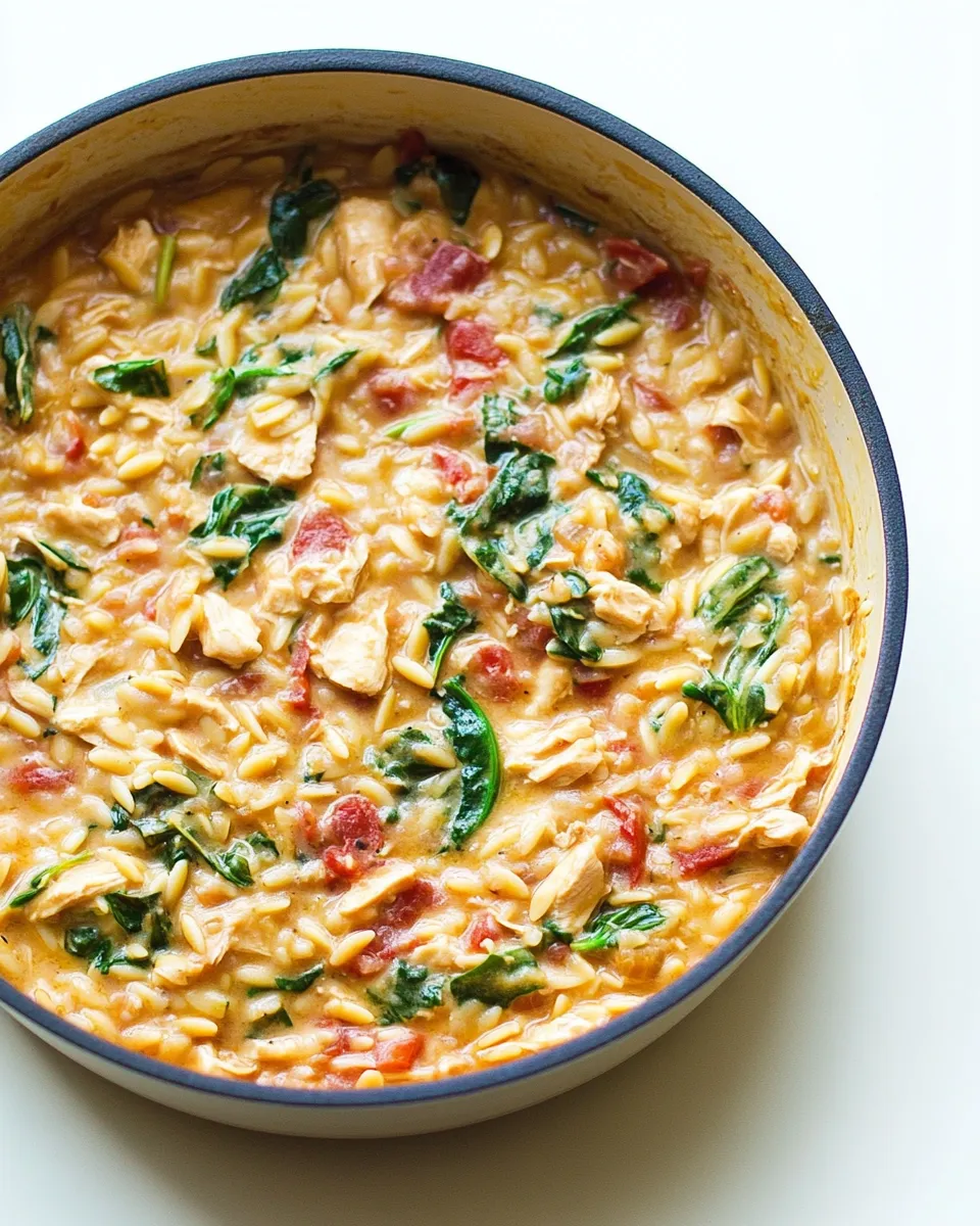 Homemade Chicken Orzo Recipe (One Pot!) photo