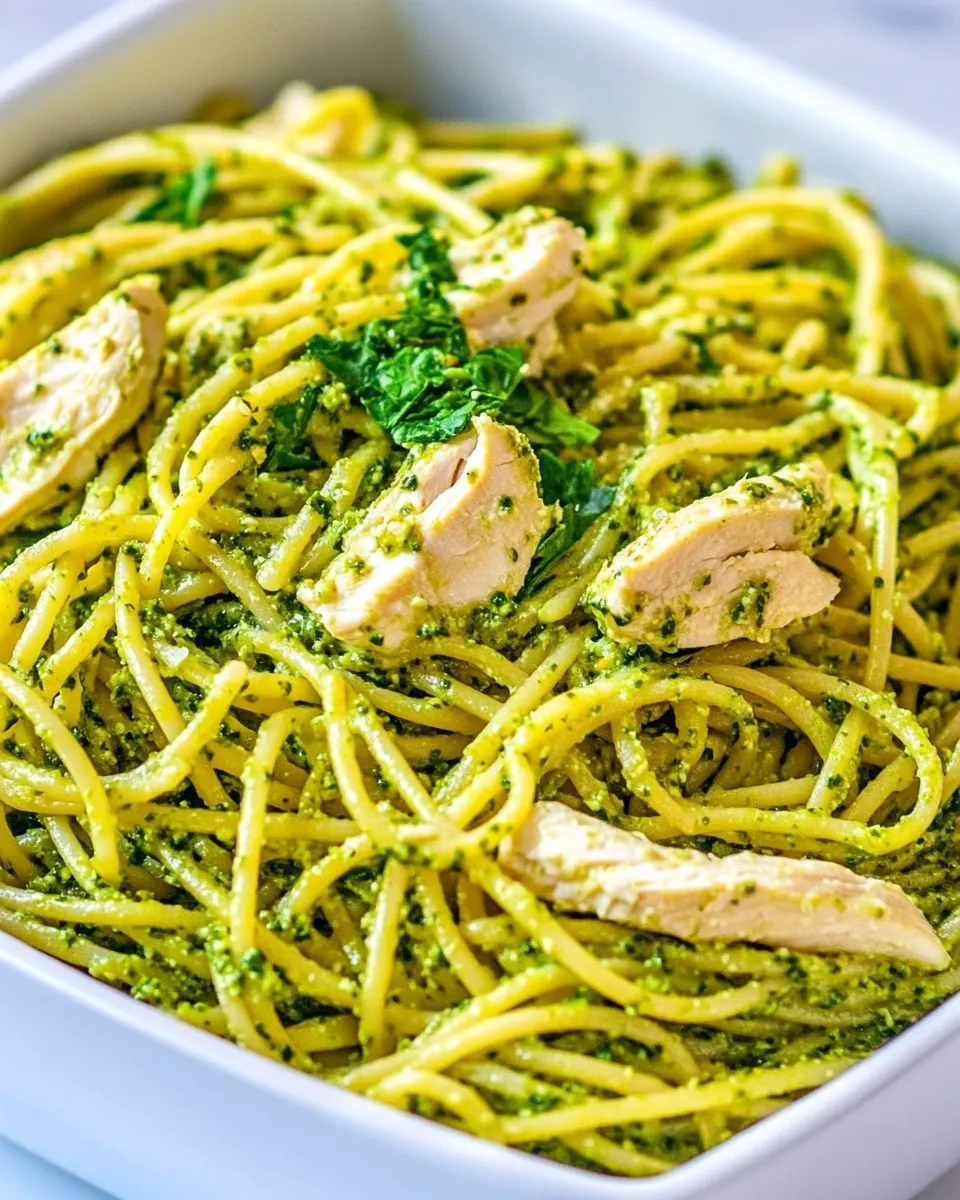 Classic Chicken Pesto Pasta image