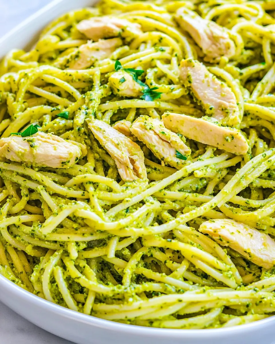 Easy Chicken Pesto Pasta recipe photo