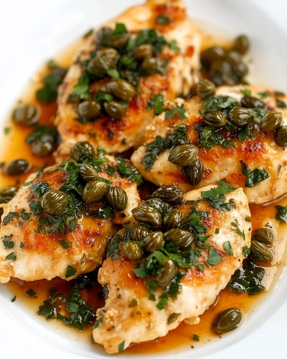 Tasty Chicken Piccata with Fried Capers recipe photo