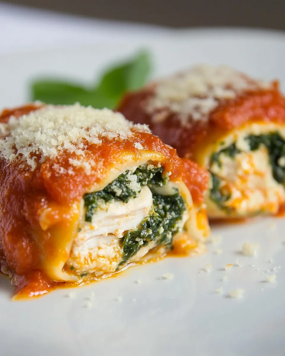 Easy Chicken Rollatini Parmesan recipe photo