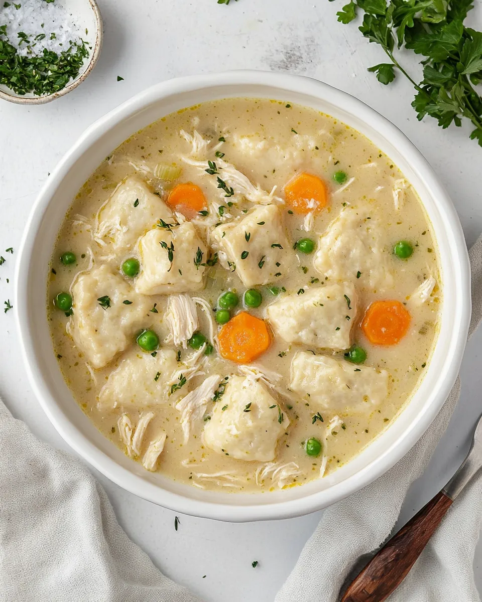 Homemade Chicken and Dumplings Recipe photo