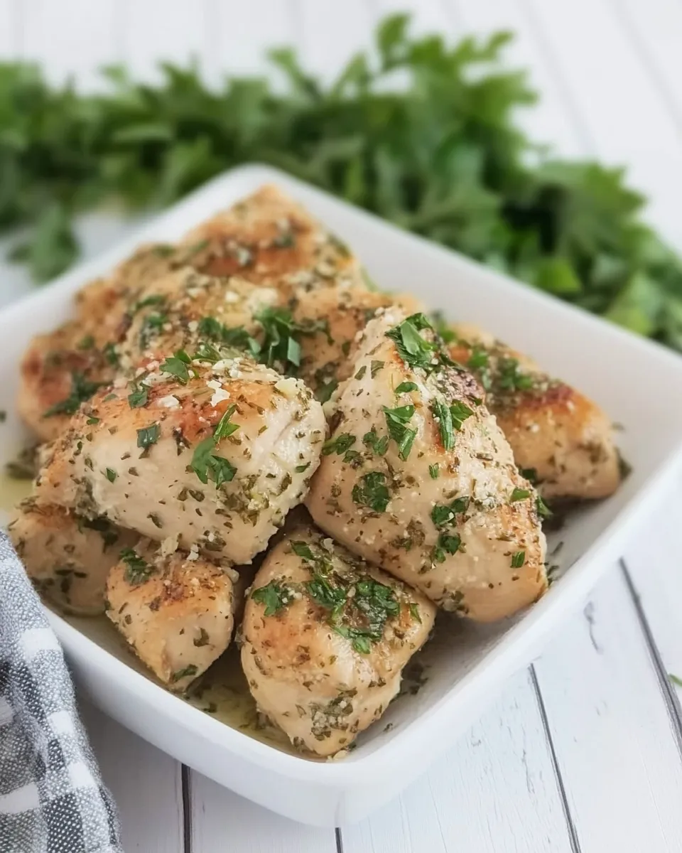 Quick Chicken with Garlic and Parsley dish photo