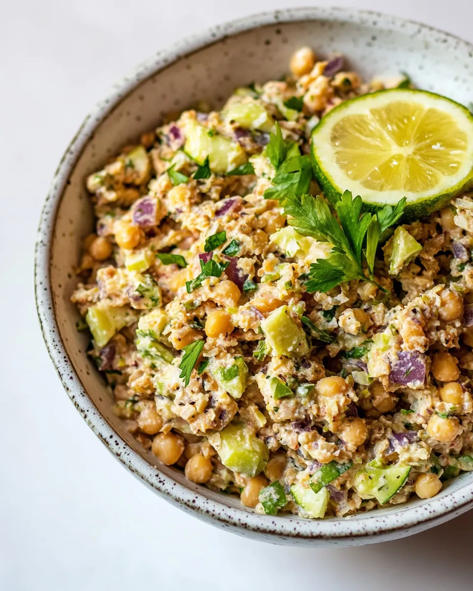 Easy Chickpea Tuna Salad (Vegan) photo