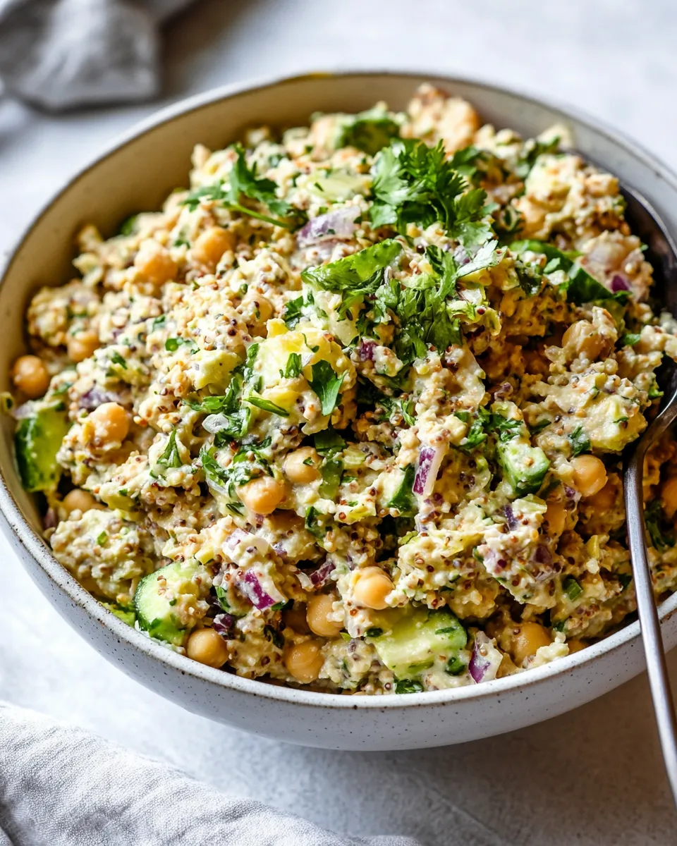 Quick Chickpea Tuna Salad (Vegan) dish photo
