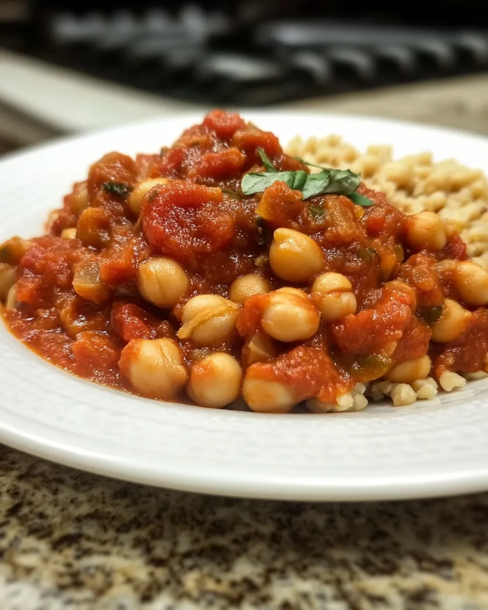 Easy Chickpeas in Tomato Sauce recipe photo