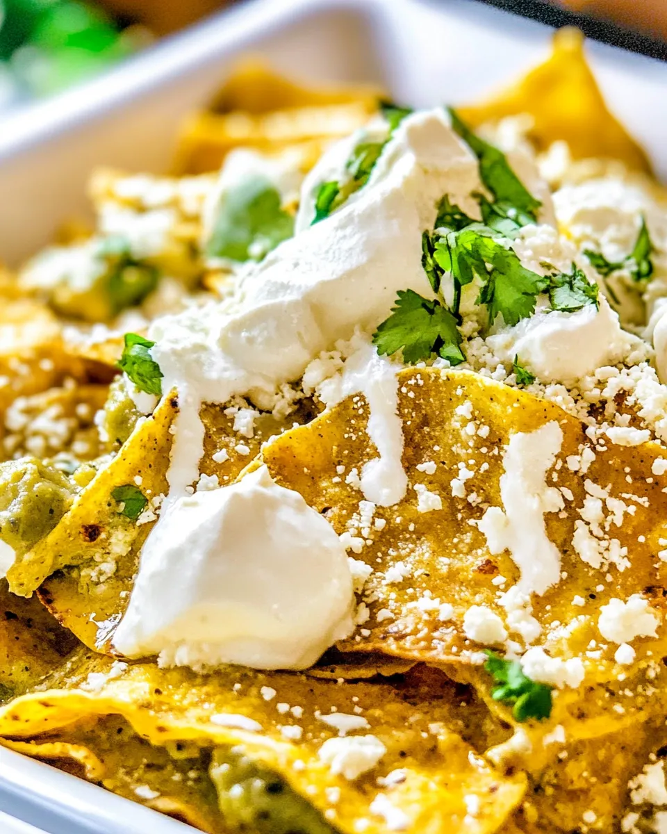 Classic Chilaquiles Verdes image