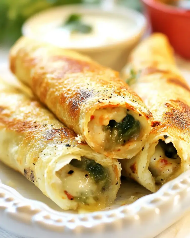 Homemade Chile Relleno Flautas photo