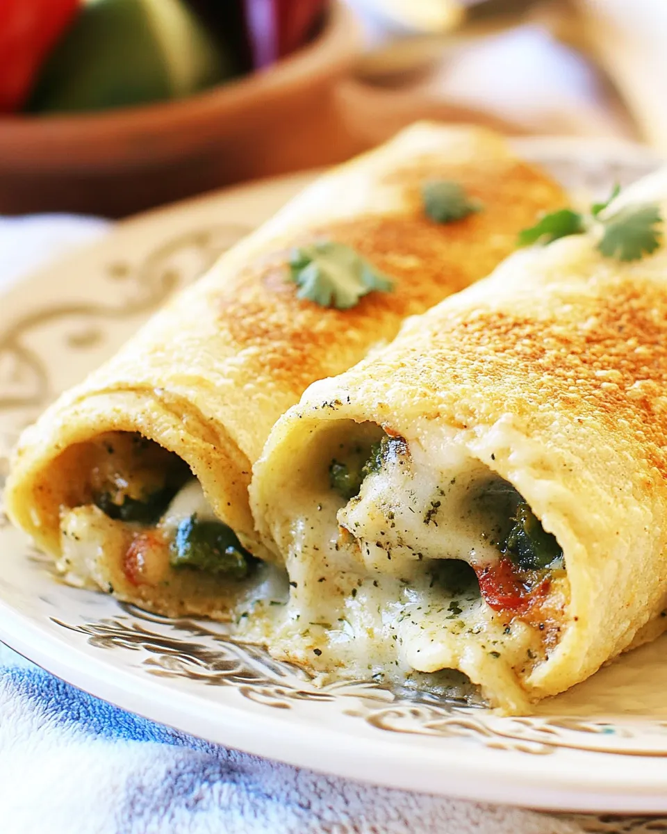 Easy Chile Relleno Flautas recipe photo