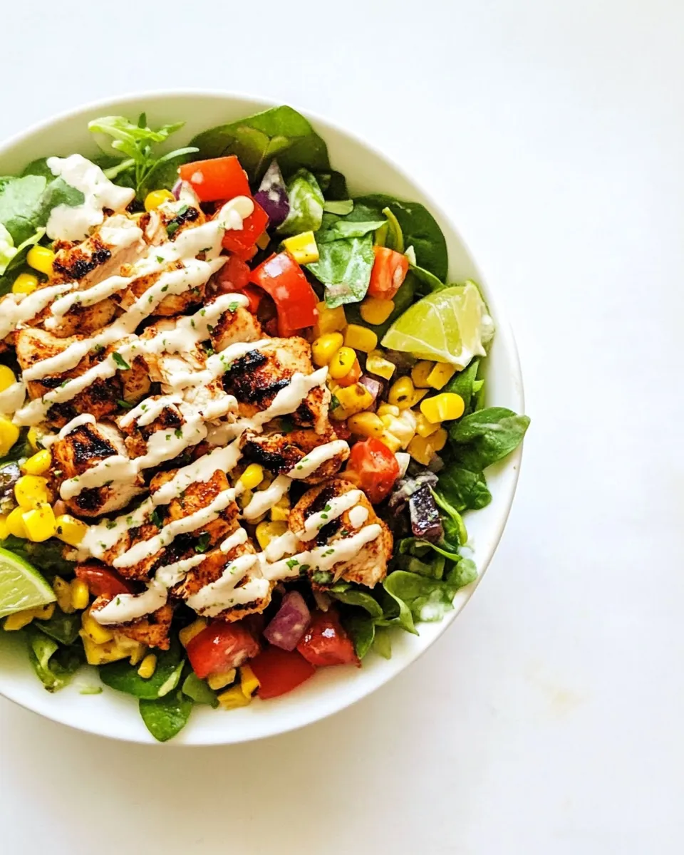 Homemade Chili Lime Chicken Salad photo