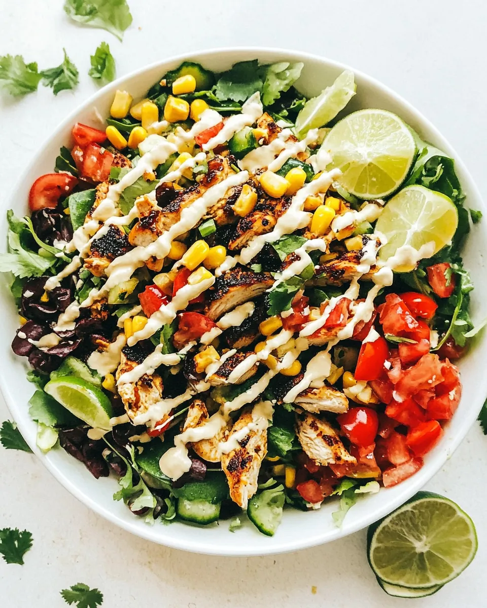 Classic Chili Lime Chicken Salad image