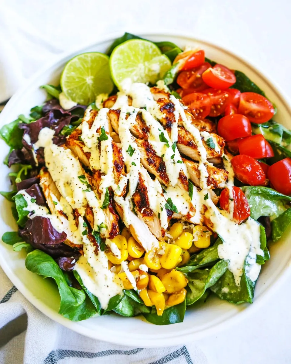 Easy Chili Lime Chicken Salad recipe photo