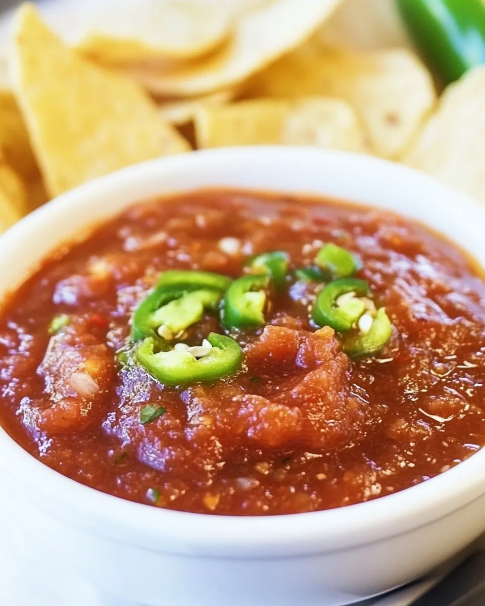 Delicious Chilis Salsa Recipe dish photo