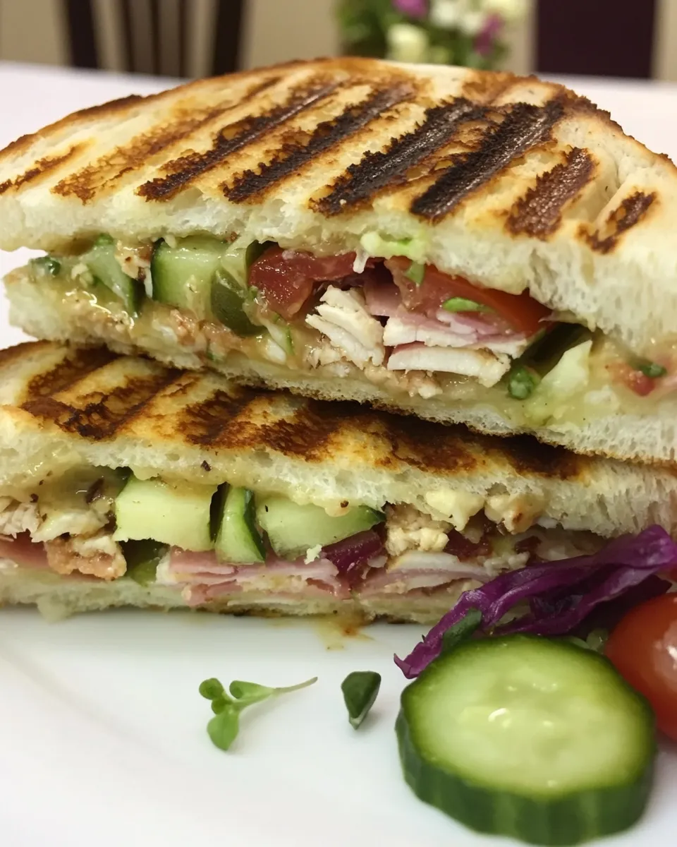 Classic Chipotle Turkey Panini shot