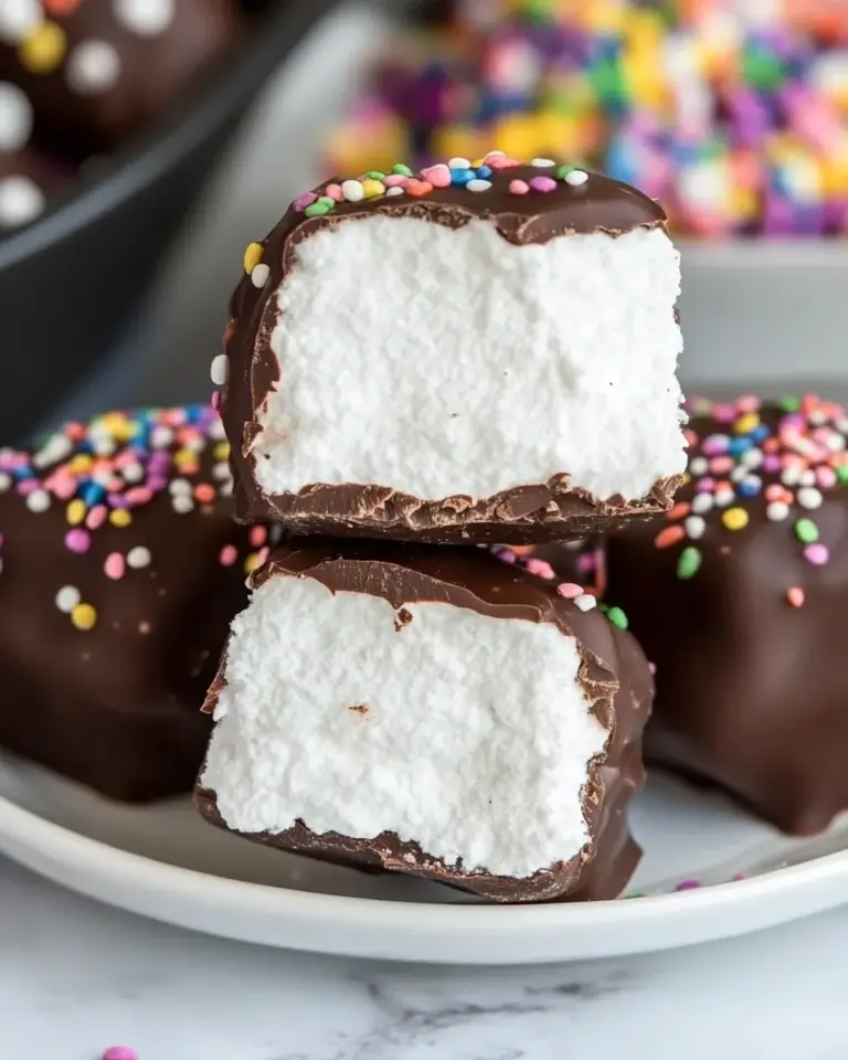 Homemade Chocolate-Covered Marshmallows photo