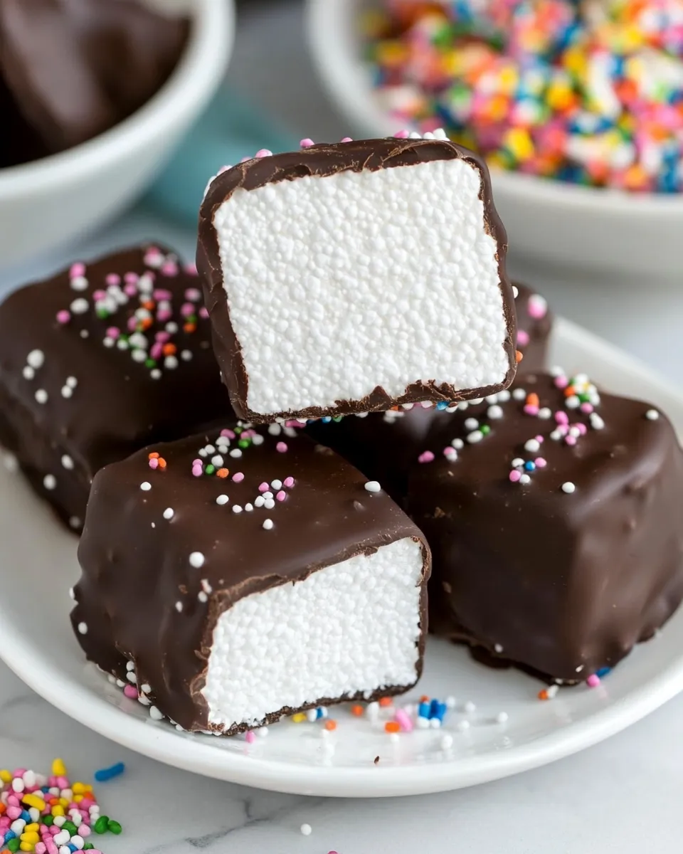 Classic Chocolate-Covered Marshmallows image