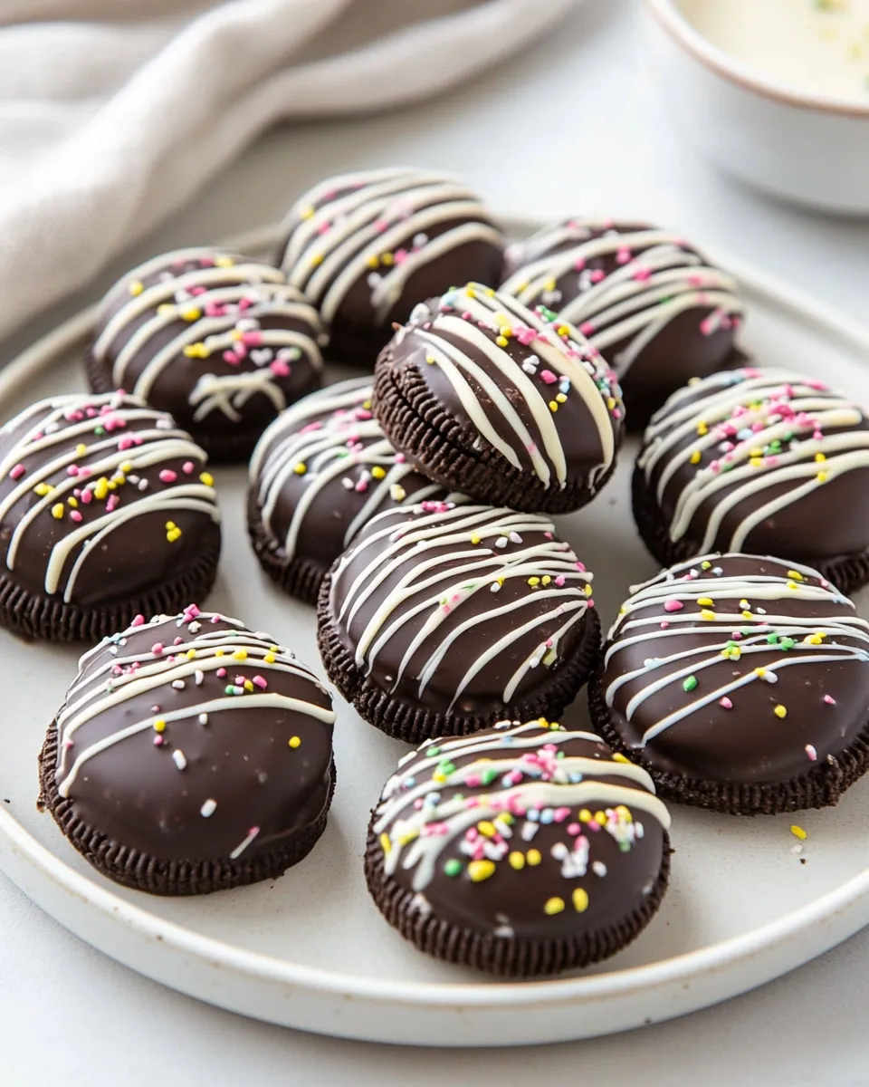 Classic Chocolate-Covered Oreos image