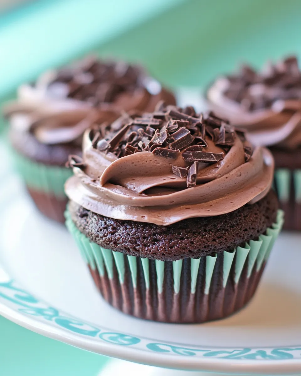 Easy Chocolate Amaretto Cupcakes recipe photo
