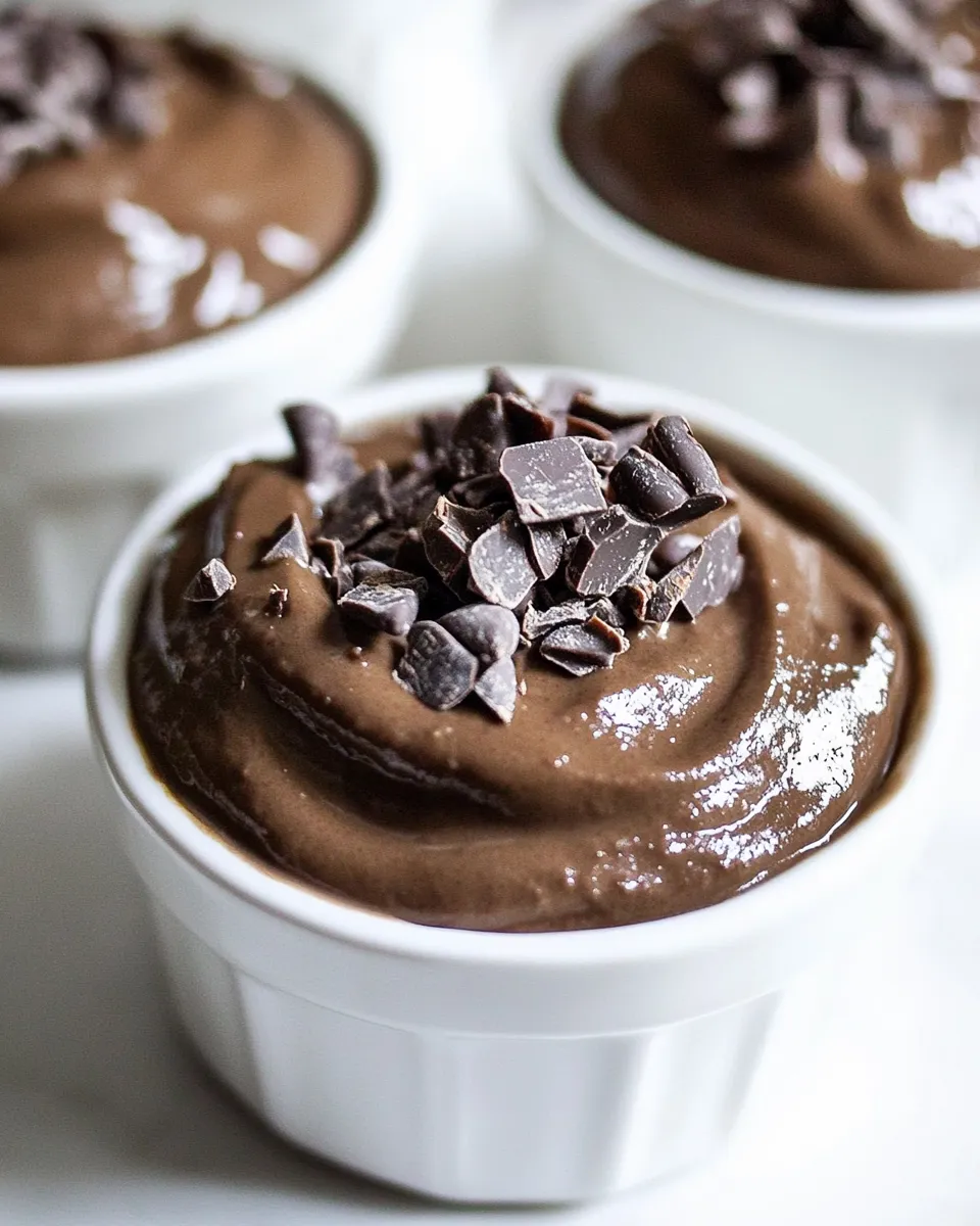 Quick Chocolate Avocado Pudding. Yep, Its a Thing. shot