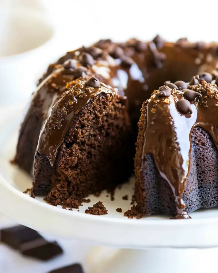 Homemade Chocolate Bundt Cake photo