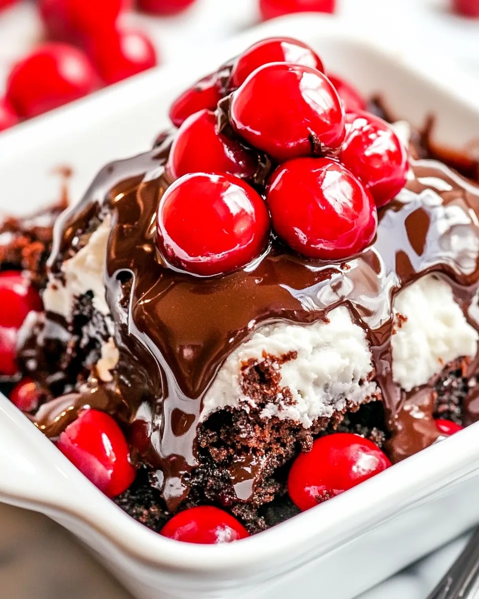 Ultimate Chocolate Cherry Dump Cake recipe photo