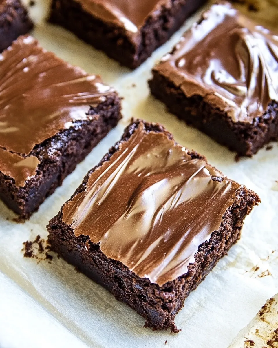 Homemade Chocolate Chickpea Brownies photo