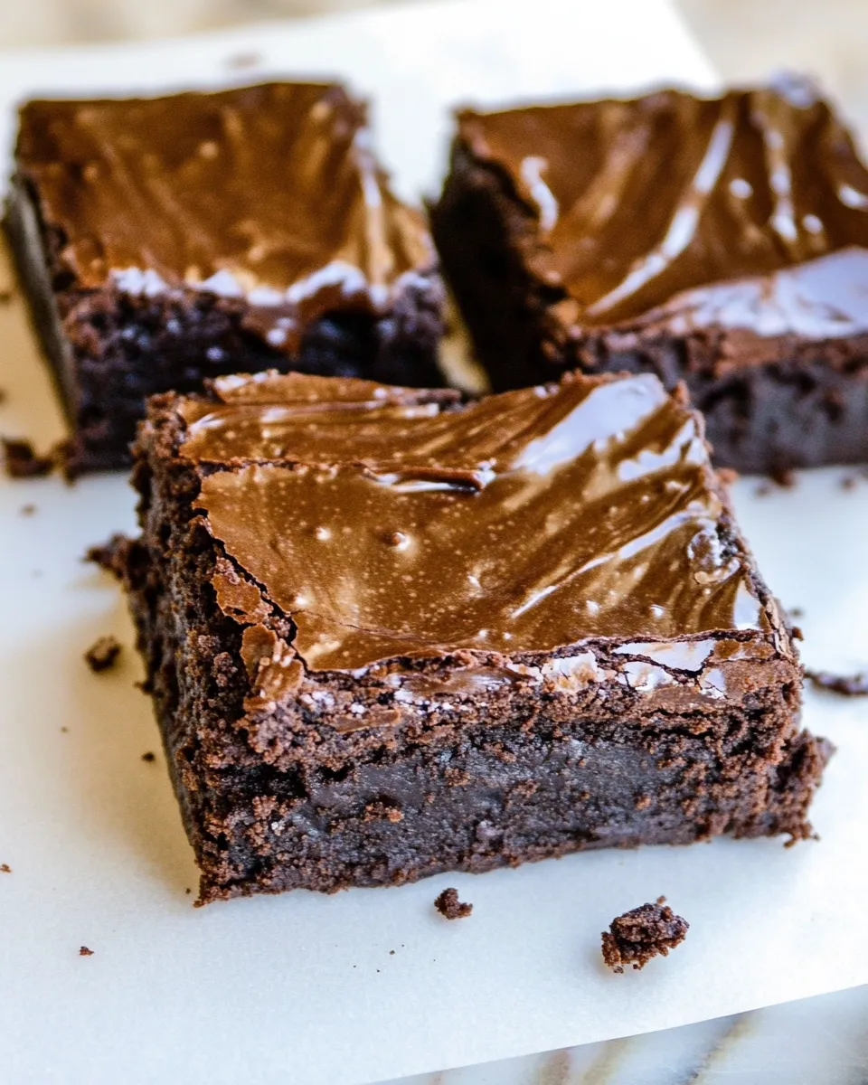 Classic Chocolate Chickpea Brownies image