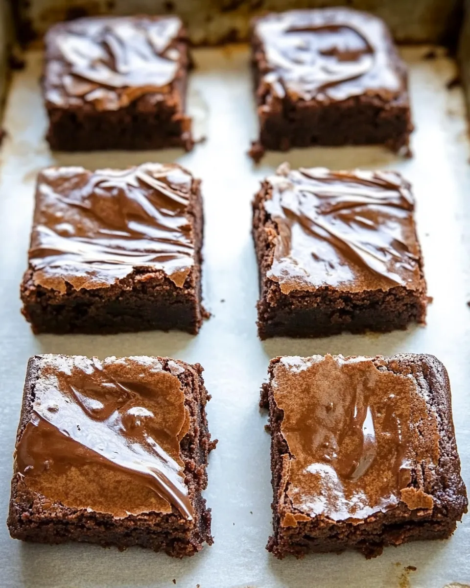 Easy Chocolate Chickpea Brownies recipe photo