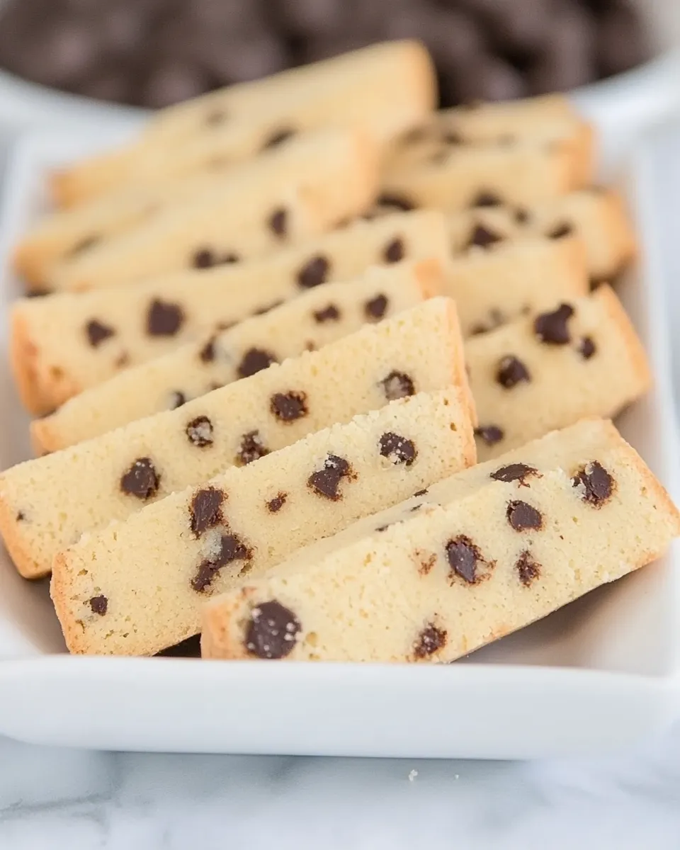 Delicious Chocolate Chip Biscotti shot