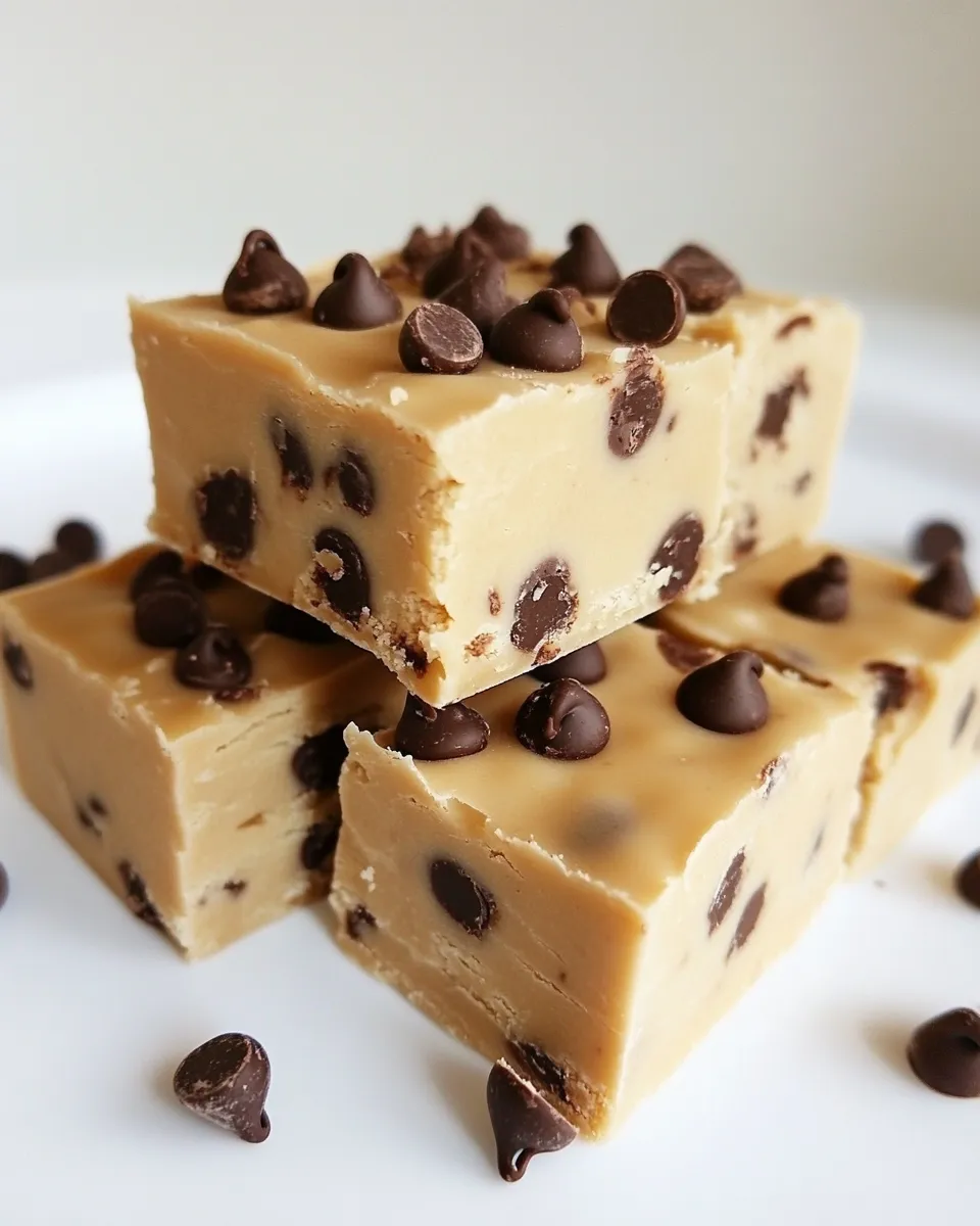 Homemade Chocolate Chip Cookie Dough Fudge photo
