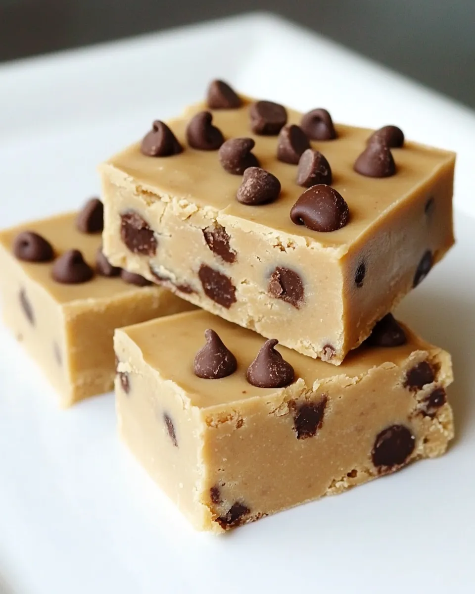 Classic Chocolate Chip Cookie Dough Fudge image