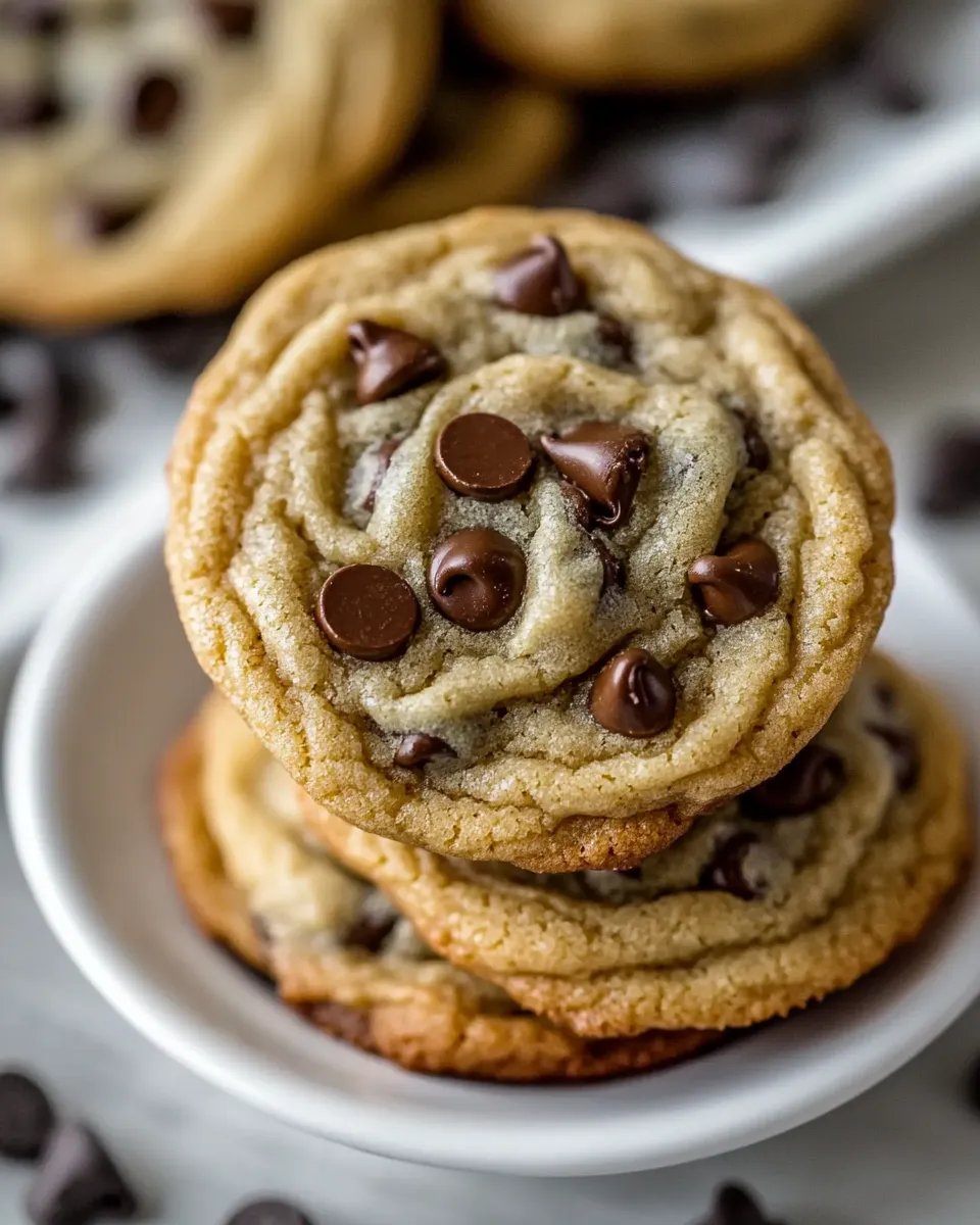 Easy Chocolate Chip Cookie Recipe shot