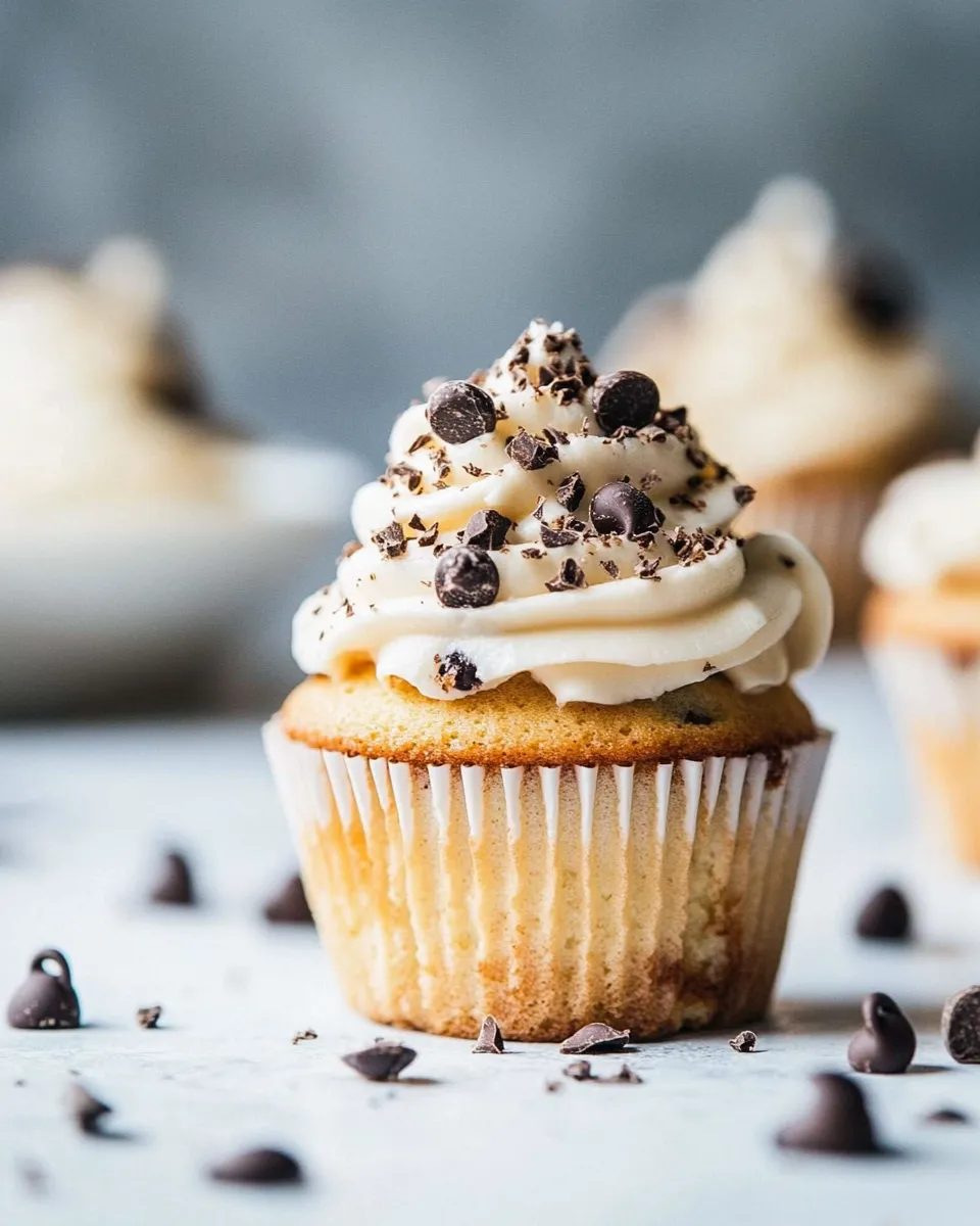 Easy Chocolate Chip Cupcake Recipe shot