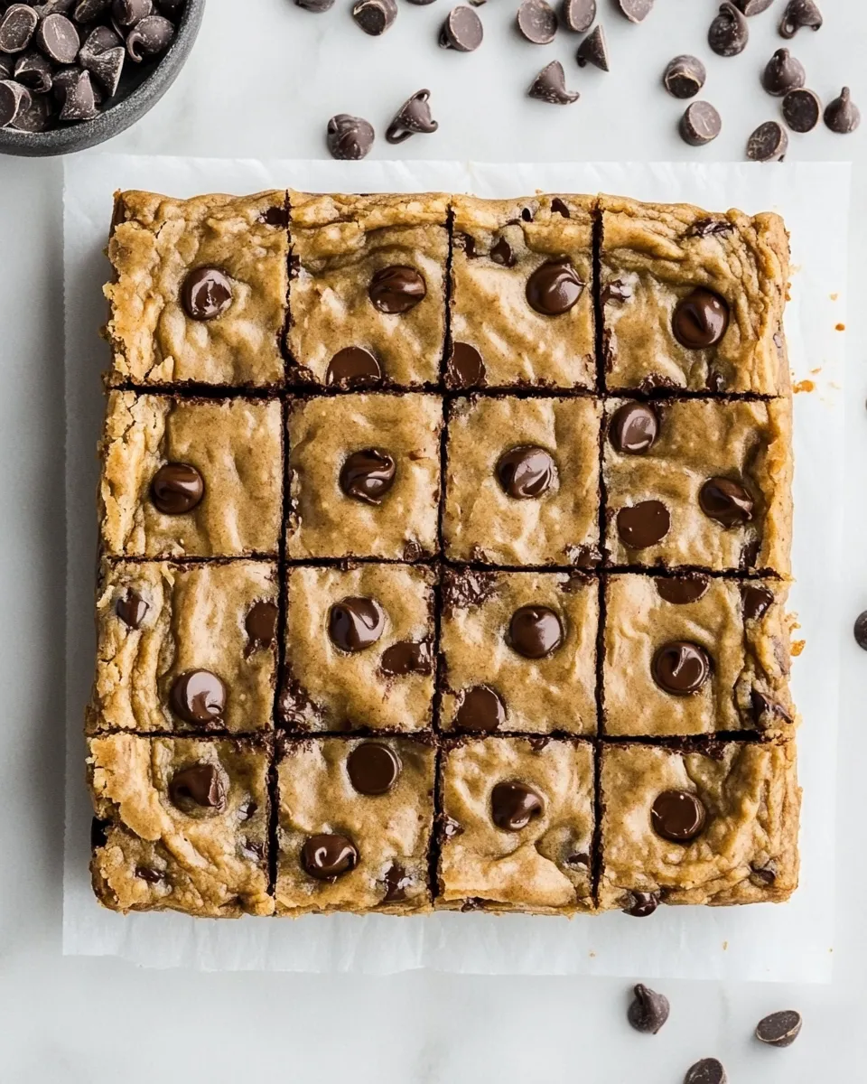 Best Chocolate Chip Tahini Bars shot