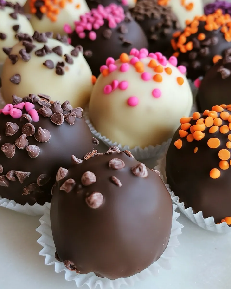 Homemade Chocolate Chocolate Chip Cookie Dough Truffles photo
