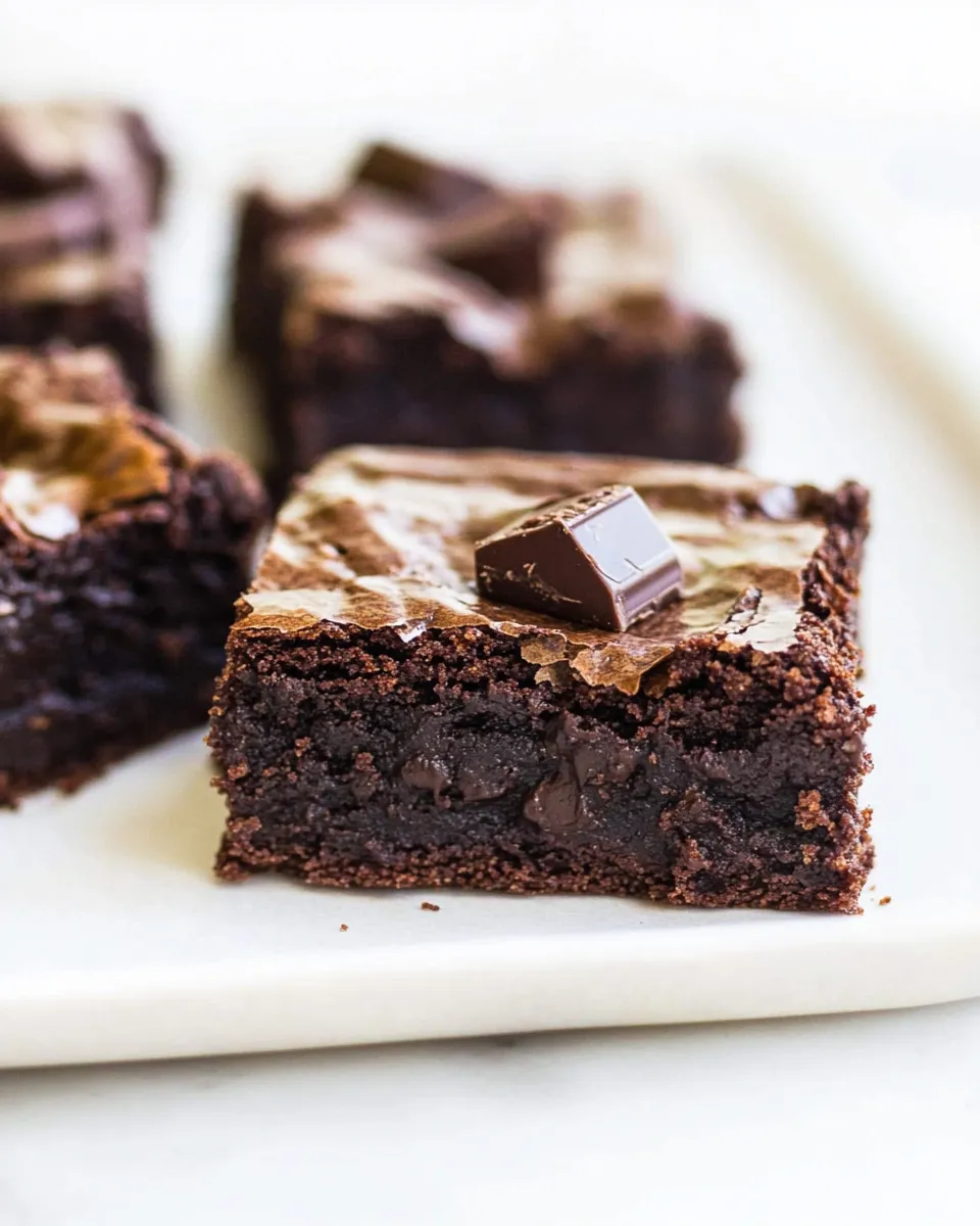 Homemade Chocolate Chunk Avocado Brownies photo