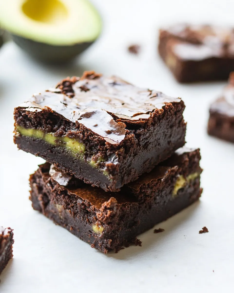 Easy Chocolate Chunk Avocado Brownies recipe photo