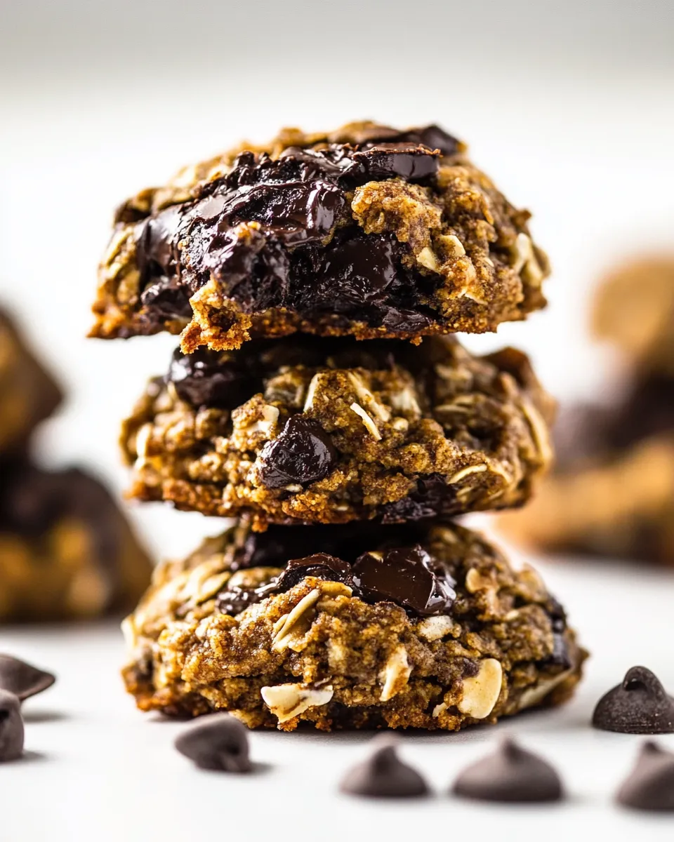 Homemade Chocolate Coconut Banana Bread Breakfast Cookies photo