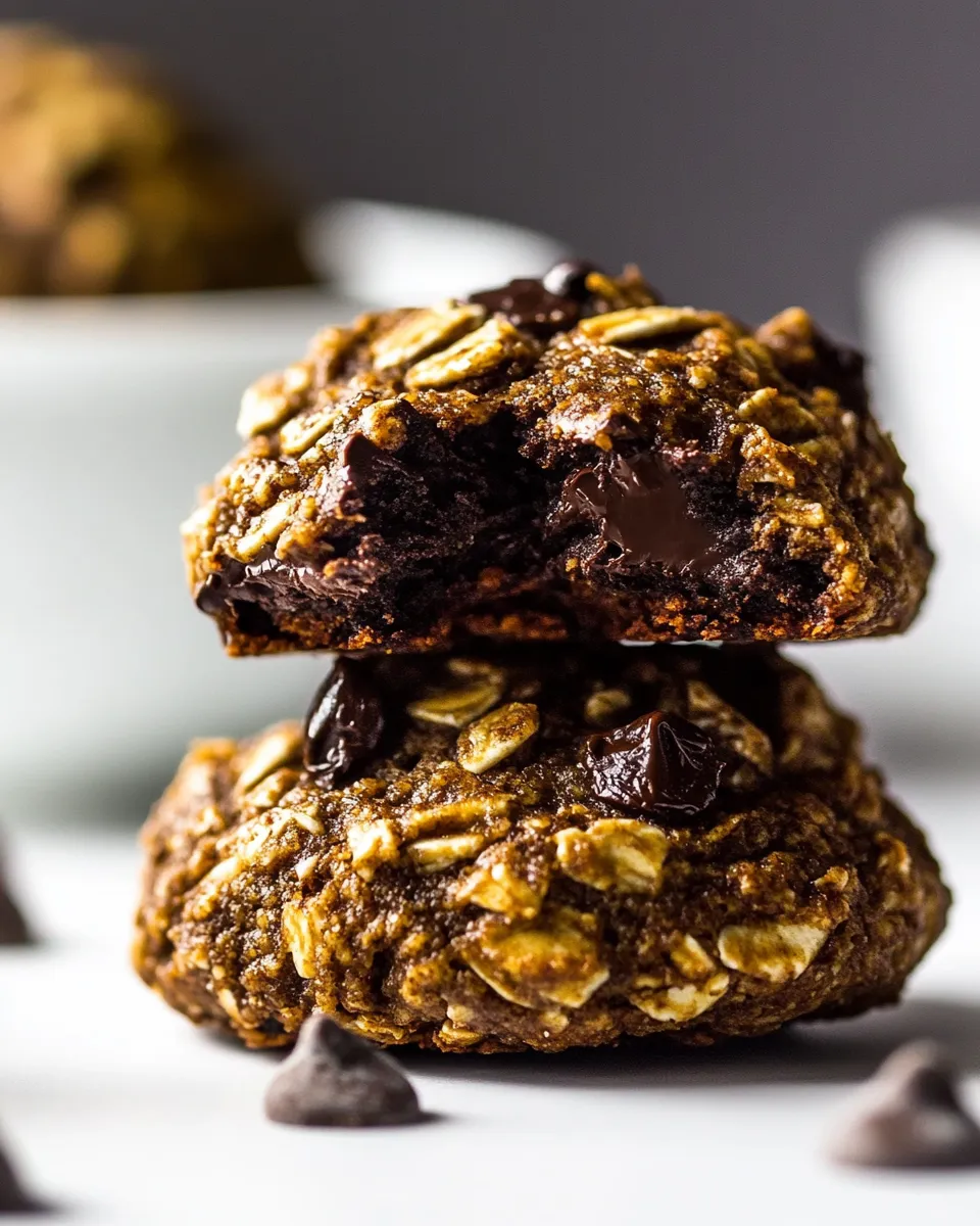 Easy Chocolate Coconut Banana Bread Breakfast Cookies recipe photo