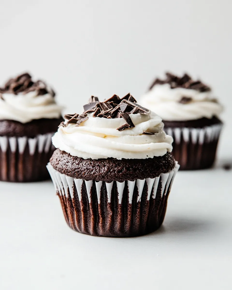 Classic Chocolate Cupcakes with Buttercream Frosting Recipe image