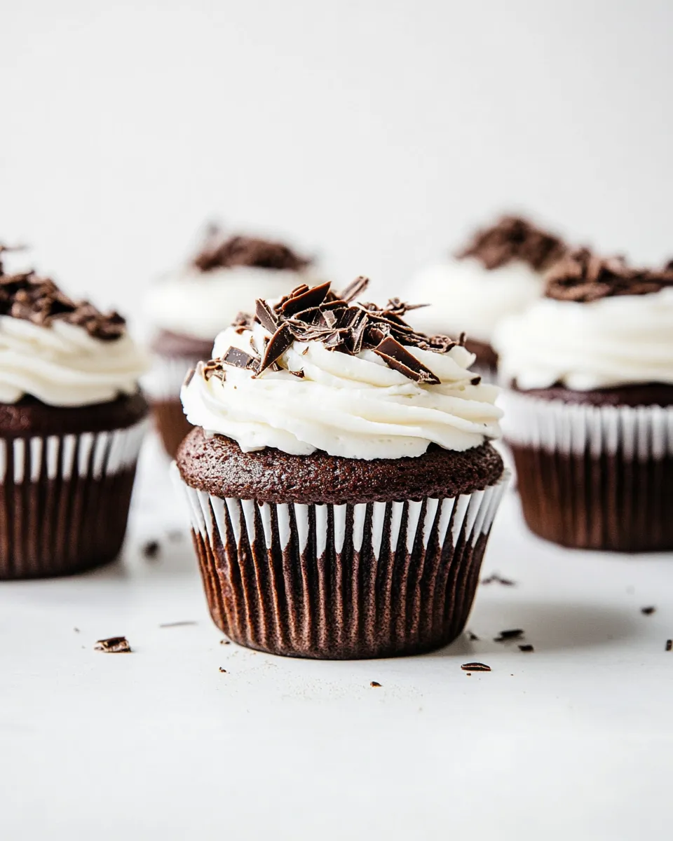 Easy Chocolate Cupcakes with Buttercream Frosting Recipe shot
