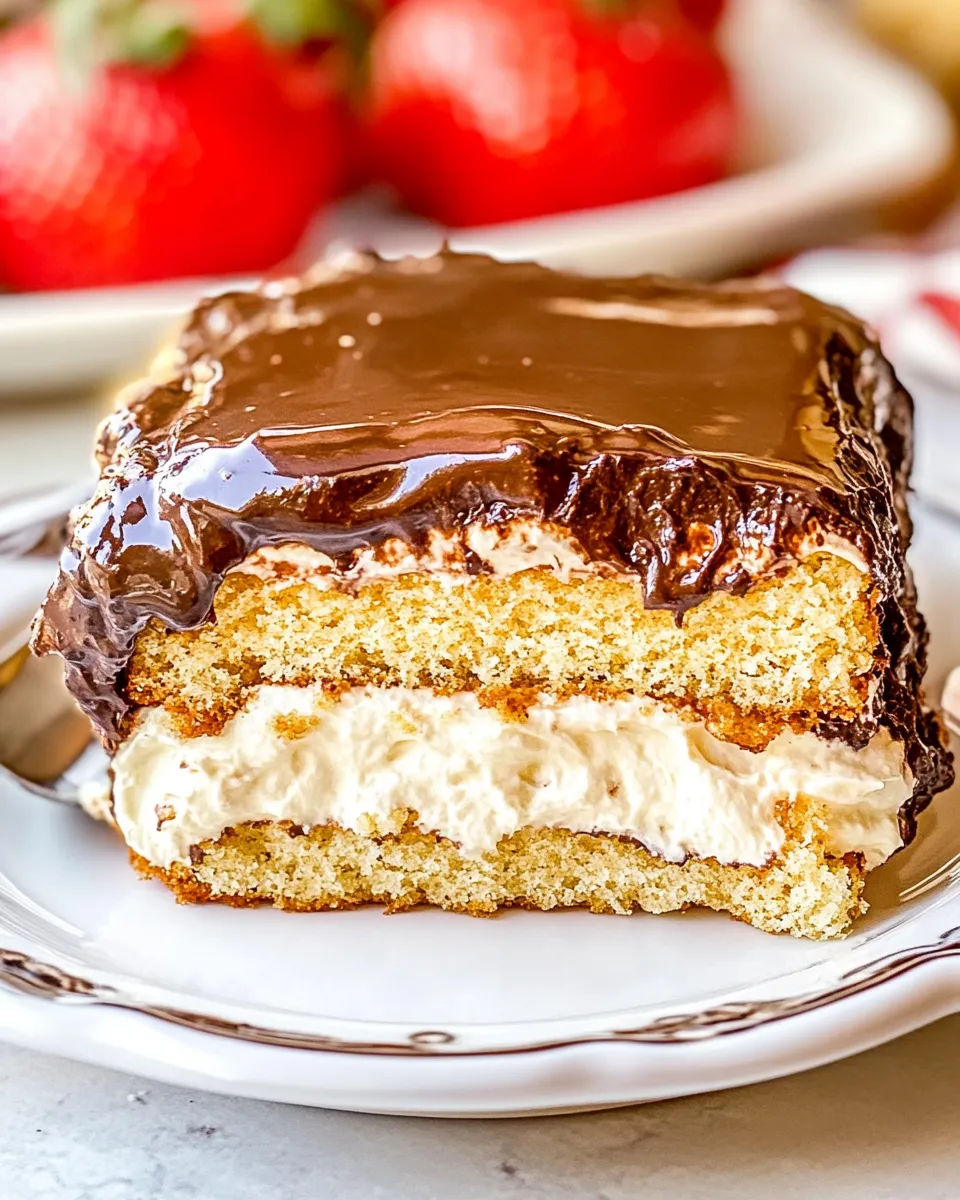 Easy Chocolate Eclair Cake recipe photo