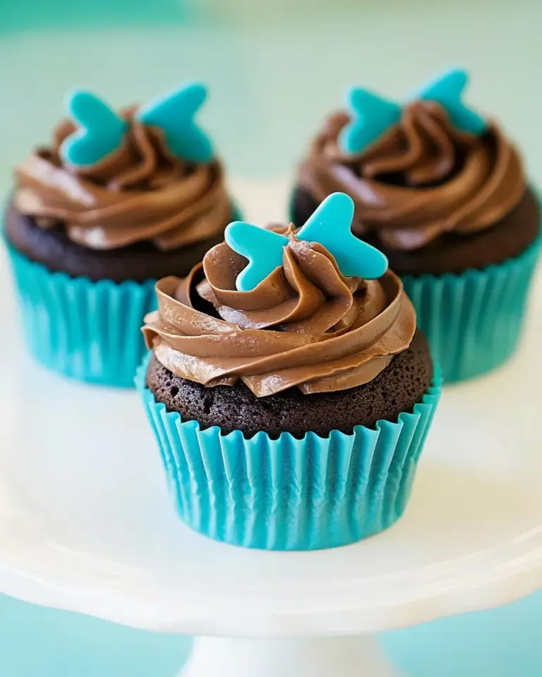 Homemade Chocolate Malt Cupcakes photo