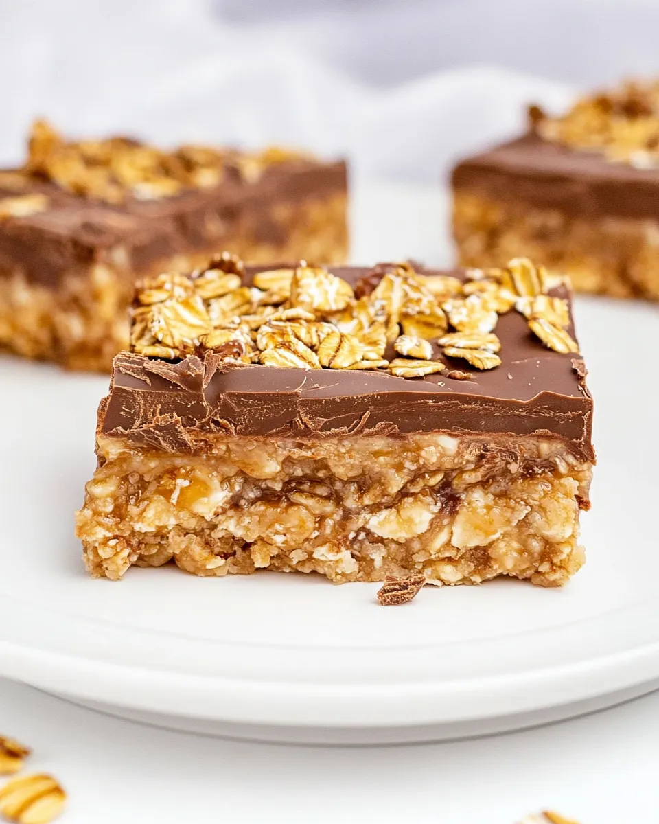 Classic Chocolate Oatmeal Carmelitas image