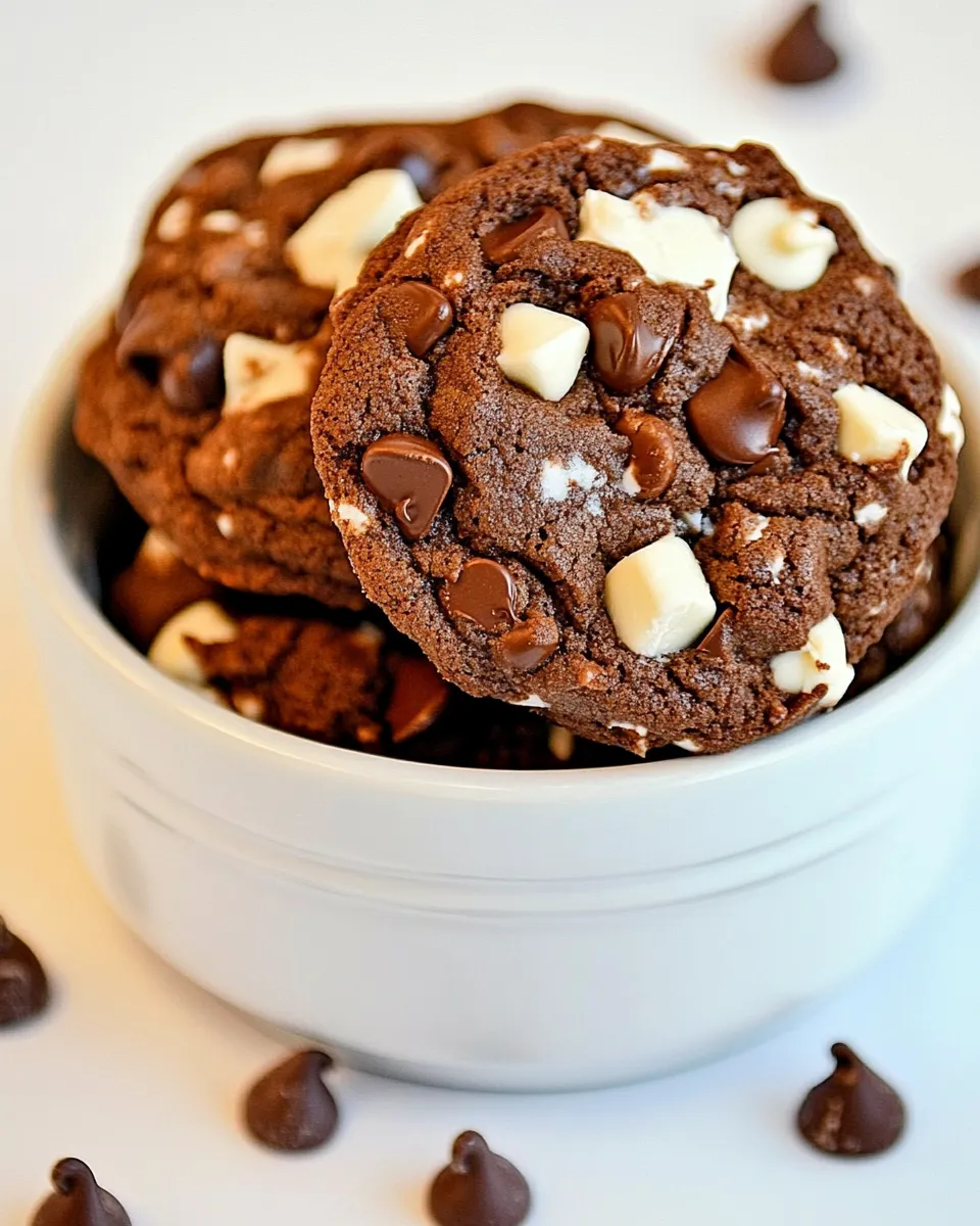 Easy Chocolate Overload Cookies shot