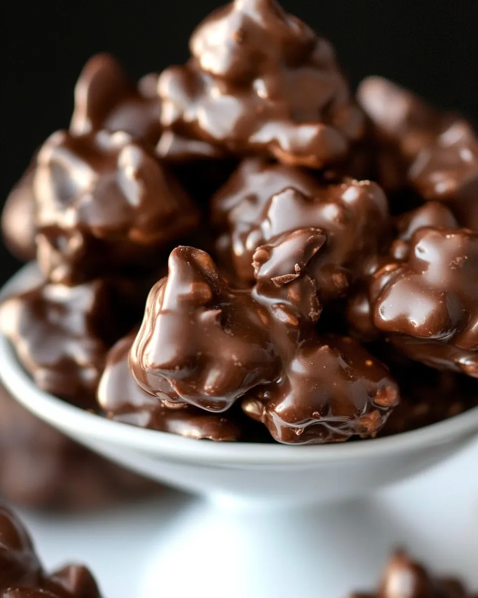 Delicious Chocolate Peanut Butter Clusters Recipe dish photo
