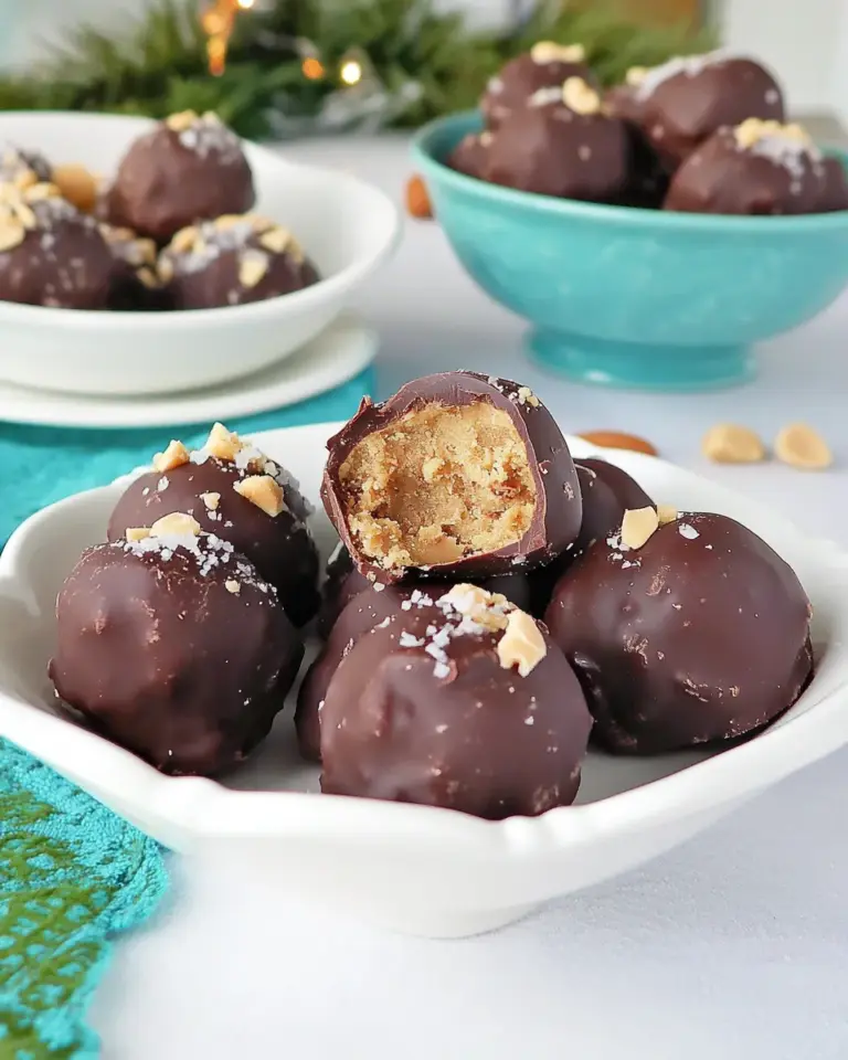 Homemade Chocolate Peanut Butter Fat Bombs recipe photo