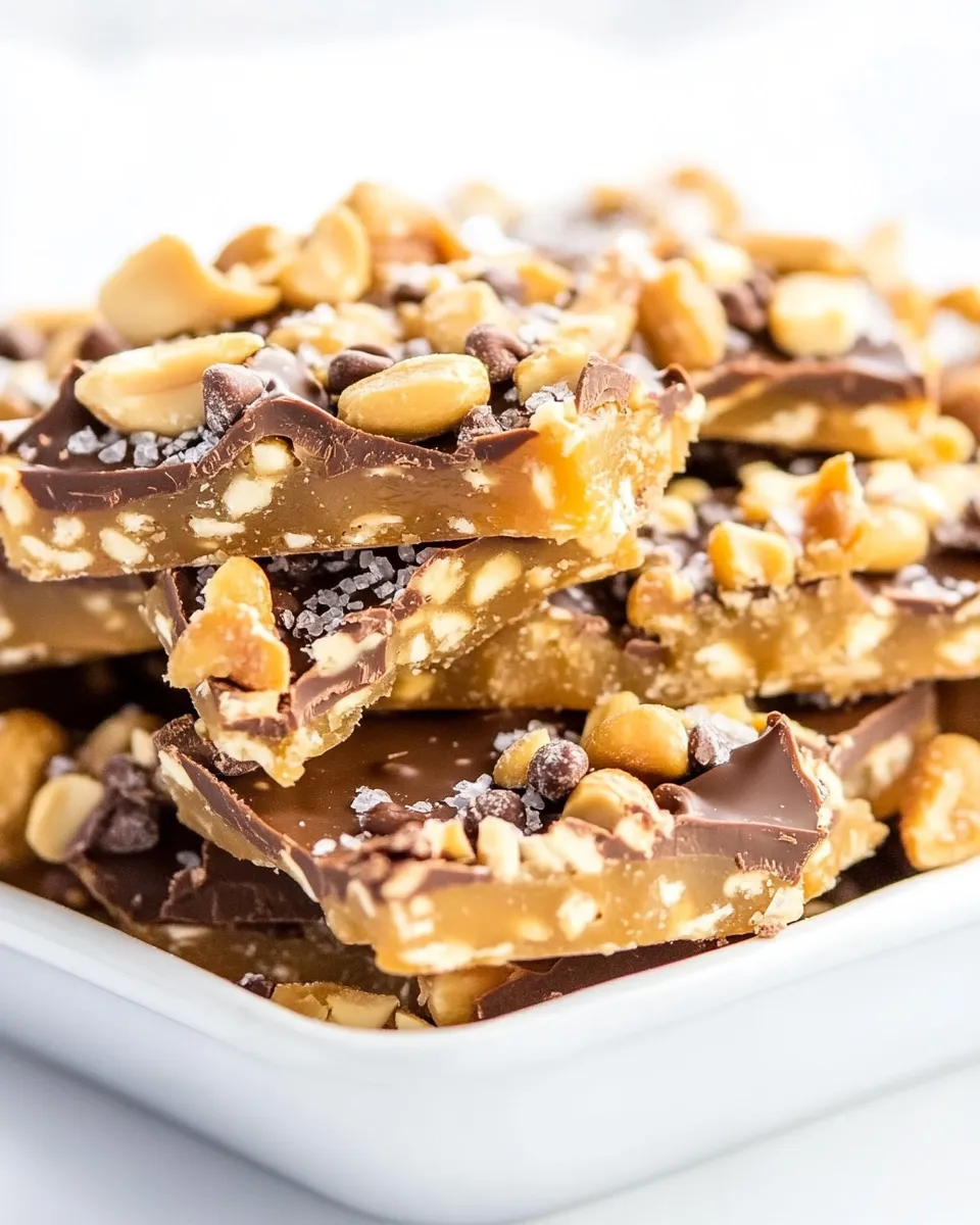 Homemade Chocolate Peanut Toffee photo